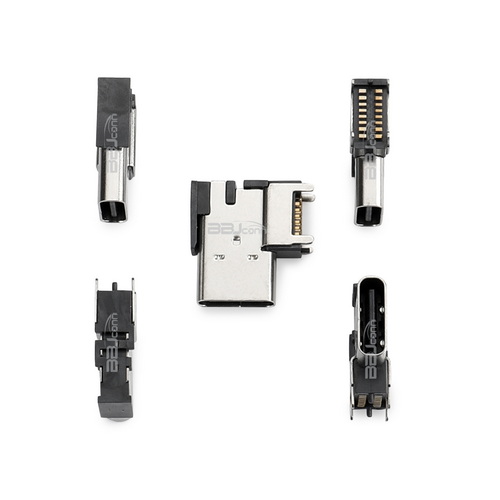 TYPE C 16PIN 母座 側(cè)插SMT L=14.0 CH=7.2--UC.01.41-1K-0001_調(diào)整大小